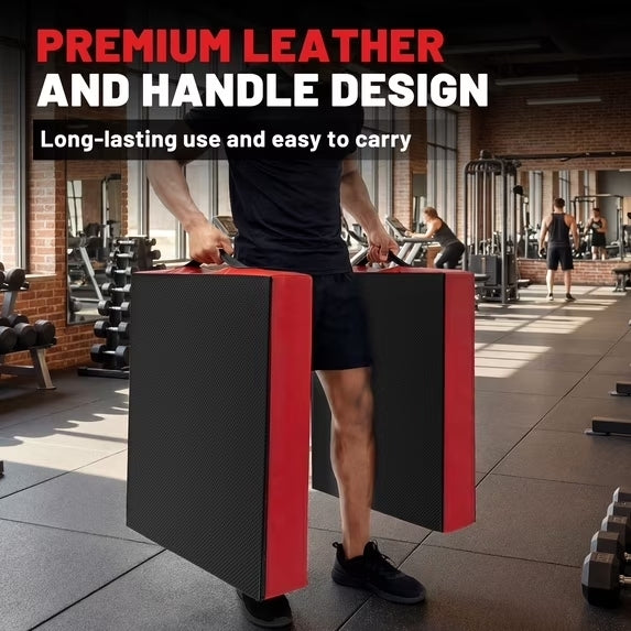 ROALW Crash Pads, Weightlifting Drop Pads, Barbell Pads for Squat, Deadlift, Curl, Overhead Press