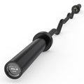 ROALW 74-Inch Rackable EZ Curl Bar, Olympic Barbell for Bicep & Tricep Workouts - 700 LB Capacity, Compatible with 2-Inch Weight Plates, Ideal for Home Gym Strength Training, Black