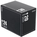 ROALW 3-in-1 Soft Plyometric Jump Box, 20x24x30" EPE Foam Plyo Box, 400lb Capacity Non-Slip Box Jump Trainer for Home Gym HIIT, Step-Ups, Cross-Training & Strength Workout
